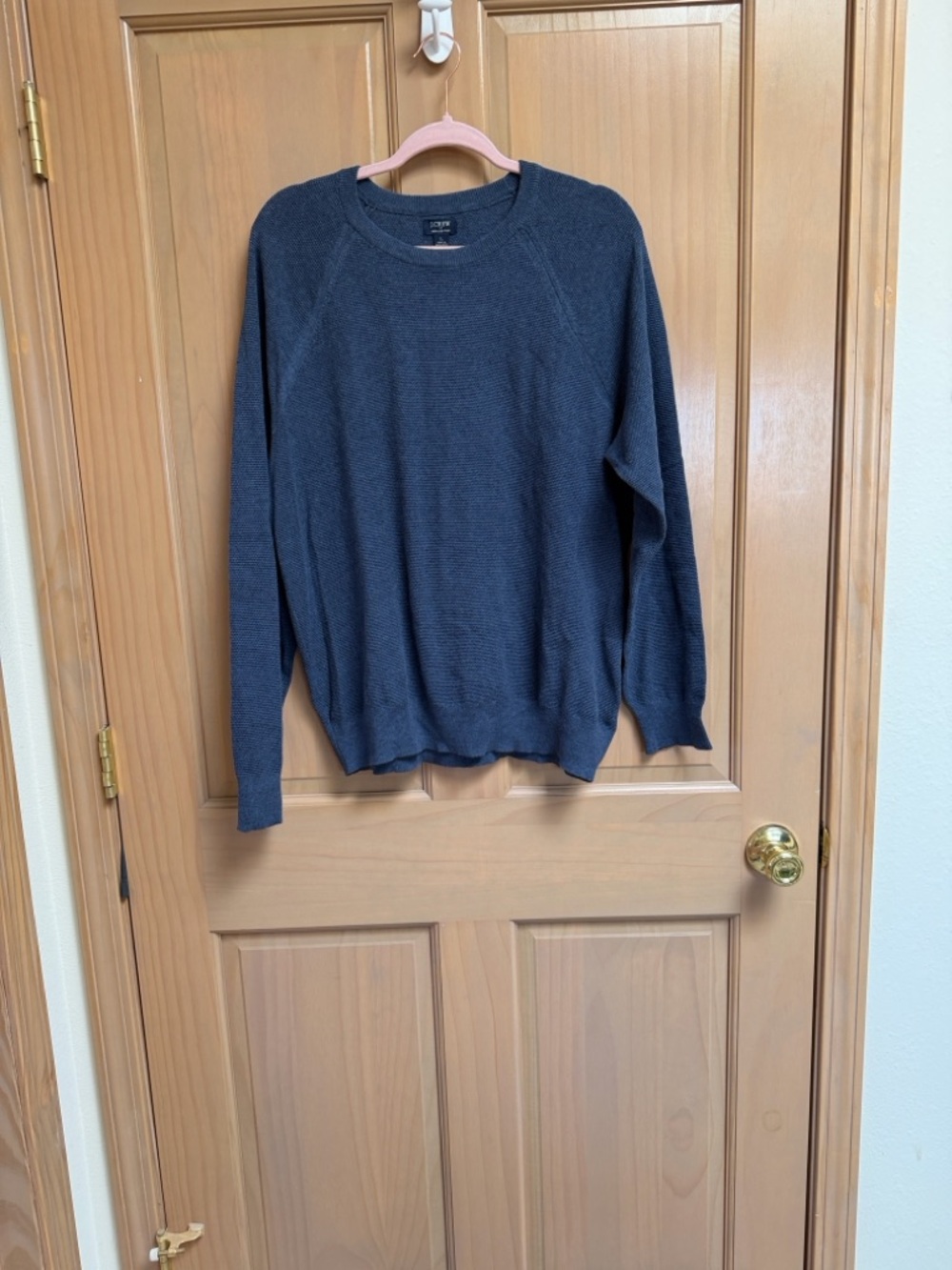 J. Crew Navy Blue Lightweight Crewneck Sweater